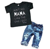 boys denim set , boys set casual wear Aint NO Mama Like The One I Got